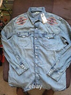 Polo Ralph Lauren Denim and supply embroidered shirt (X Large)