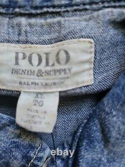 Polo Ralph Lauren Denim and supply embroidered shirt (X Large)