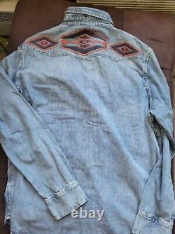Polo Ralph Lauren Denim and supply embroidered shirt (X Large)