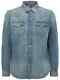 Polo Ralph Lauren Distressed Repaired Rrl Style Western Denim Shirt New