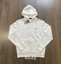 Polo Ralph Lauren Double Knit Tracksuit Hoodie Jogger White New WithTags Mens XL
