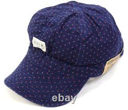 Polo Ralph Lauren Double Rl Rrl Indigo Red-dot Engineer Railman Cap Hat