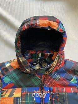 Polo Ralph Lauren El Cap Aztec Patchwork Down Puffer Jacket New WithTags Men's L