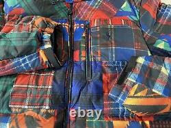 Polo Ralph Lauren El Cap Aztec Patchwork Down Puffer Jacket New WithTags Men's L