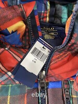 Polo Ralph Lauren El Cap Aztec Patchwork Down Puffer Jacket New WithTags Men's L