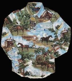 Polo Ralph Lauren Equestrian Fine Goods Button Casual Dress Shirt Mens