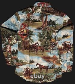Polo Ralph Lauren Equestrian Fine Goods Button Casual Dress Shirt Mens