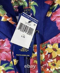 Polo Ralph Lauren Floral Double Knit Surf Tracksuit Sweatsuit New WithTags Men's L