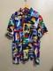 Polo Ralph Lauren Geneva Regatta Yacht Sailing Poster Mesh Polo Shirt Sz L New