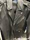 Polo Ralph Lauren Iconic Leather Motorcycle Jacket Polo Black Size M