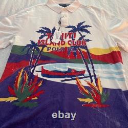 Polo Ralph Lauren Island Classic Fit Tahiti Island Club Graphic Polo Shirt 2XL