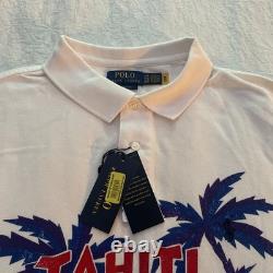 Polo Ralph Lauren Island Classic Fit Tahiti Island Club Graphic Polo Shirt 2XL