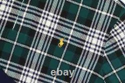 Polo Ralph Lauren LS Classic Fit Rugby Polo Shirt Men's SZ XL Tartan Plaid