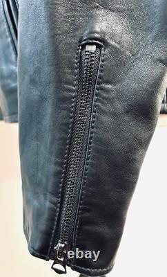 Polo Ralph Lauren Lambskin Leather Café Racer Jacket Size SP