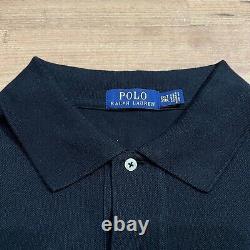 Polo Ralph Lauren Large Tuxedo Bear Polo Collared Shirt Mens 2XLT Black NWT