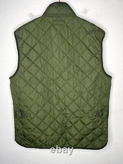 Polo Ralph Lauren Large Vest Jacket RRL Utility Hunting Olive Green Quilted VTG