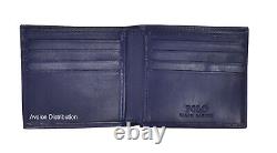 Polo Ralph Lauren Leather Collegiate Preppy Holiday Bear Bifold Wallet New withBox
