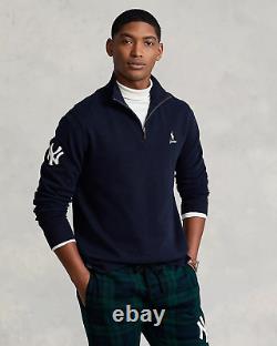 Polo Ralph Lauren Limited Edition MLB NY Yankees 1/4 Zip Sweatshirt Sweater New