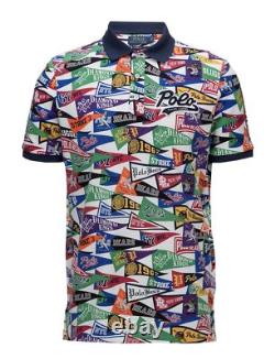 Polo Ralph Lauren Limited Edition Stadium Baseball Bears Pennant Polo Shirt New