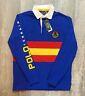Polo Ralph Lauren Long Sleeve Sportsman Patch Rugby Shirt Colorblock Men S Xxl