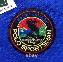 Polo Ralph Lauren Long Sleeve Sportsman Patch Rugby Shirt Colorblock Men S XXL