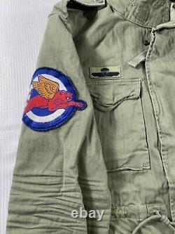 Polo Ralph Lauren M-65 Combat Military Army Skull Patch Field Jacket NWT Men's M