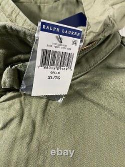 Polo Ralph Lauren M-65 Combat Military Army Skull Patch Field Jacket NWT Mens XL
