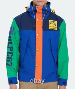 Polo Ralph Lauren McKenzie CP-93 Colorblock Spell Out Nylon Jacket NWT Men's L