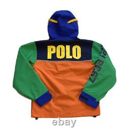 Polo Ralph Lauren McKenzie CP-93 Colorblock Spell Out Nylon Jacket NWT Men's L
