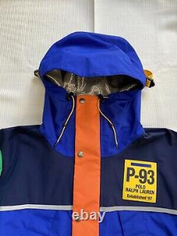 Polo Ralph Lauren McKenzie CP-93 Colorblock Spell Out Nylon Jacket NWT Men's L