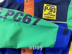 Polo Ralph Lauren McKenzie CP-93 Colorblock Spell Out Nylon Jacket NWT Men's L