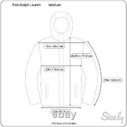 Polo Ralph Lauren Men Aztec Patchwork Ripstop Down Puffer Hooded Jacket M New