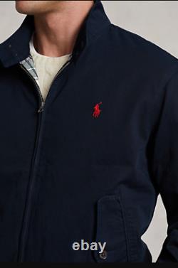 Polo Ralph Lauren Men Chino Jacket Luxury Navy Lightweight Fashion NWT Free Ship