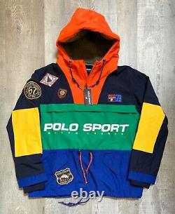 Polo Ralph Lauren Men Colorblock Anorak Jacket Ski Stadium Sportsman 92 Sizes