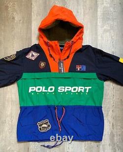 Polo Ralph Lauren Men Colorblock Anorak Jacket Ski Stadium Sportsman 92 Sizes
