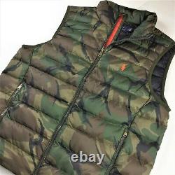 Polo Ralph Lauren Men Packable Military Army Camo Down Puffer Vest 2019 M L XL