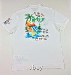 Polo Ralph Lauren Men VTG Surf Slater Surfer Mesh Graphic Polo Shirt Sold Out
