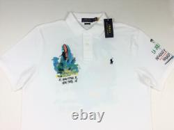 Polo Ralph Lauren Men VTG Surf Slater Surfer Mesh Graphic Polo Shirt Sold Out