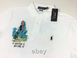 Polo Ralph Lauren Men VTG Surf Slater Surfer Mesh Graphic Polo Shirt Sold Out