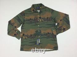 Polo Ralph Lauren Men VTG Vintage Equestrian Horse Ridding Graphic Camp Shirts