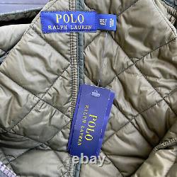 Polo Ralph Lauren Men's Big & Tall Quilted Combat Jacket 3XL 3XLT New Deadstock