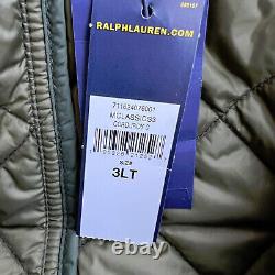 Polo Ralph Lauren Men's Big & Tall Quilted Combat Jacket 3XL 3XLT New Deadstock
