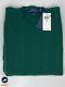 Polo Ralph Lauren Men's Dark Green Cashmere Cable Sweater Msrp $398 Size M
