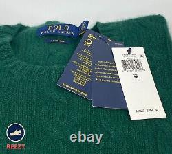 Polo Ralph Lauren Men's Dark Green Cashmere Cable Sweater MSRP $398 Size M