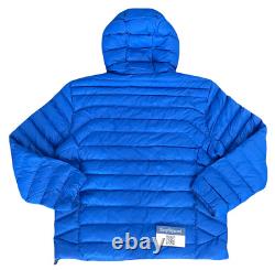 Polo Ralph Lauren Men's Down Full Zip Packable Hood Jacket Blue Size M NWT