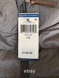 Polo Ralph Lauren Men's Down Pony Full Zip Packable Vest Grey Size L New NWT