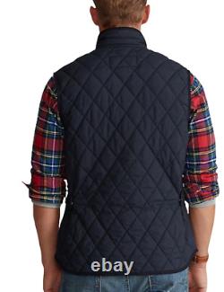 Polo Ralph Lauren Men's Down Quilted Vest Navy Size L NWT $228 Fast Ship