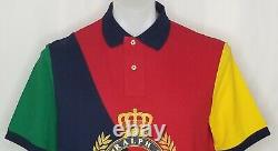 Polo Ralph Lauren Men's Nautical Crest Classic-Fit Stretch Mesh Polo Shirt Sz L