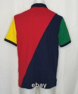 Polo Ralph Lauren Men's Nautical Crest Classic-Fit Stretch Mesh Polo Shirt Sz L