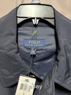 Polo Ralph Lauren Men's Packable Walking Trench Coat Men's SZ L Navy NEW